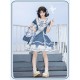 Twin Bears Antique Navy Bear Top Skirt Paneled OP and Sets(2nd Pre-Order/2 Colours/Full Payment Without Shipping)